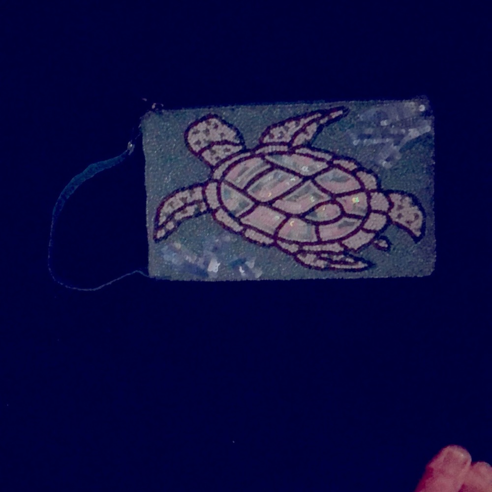 Sequin turtle bag